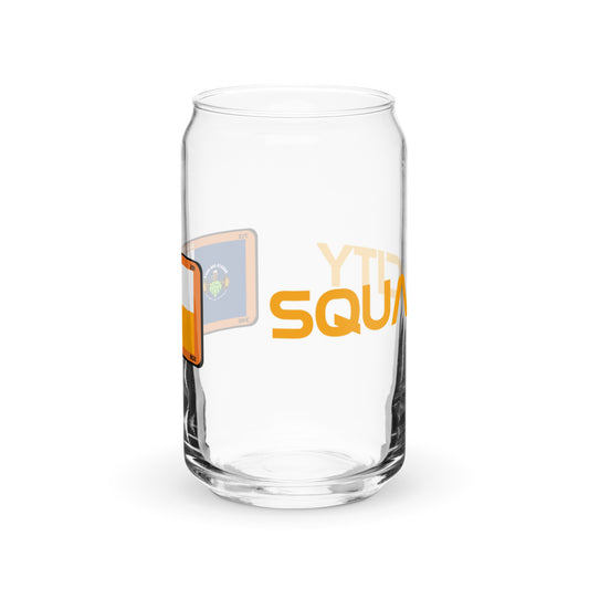 Squat City Can-shaped glass
