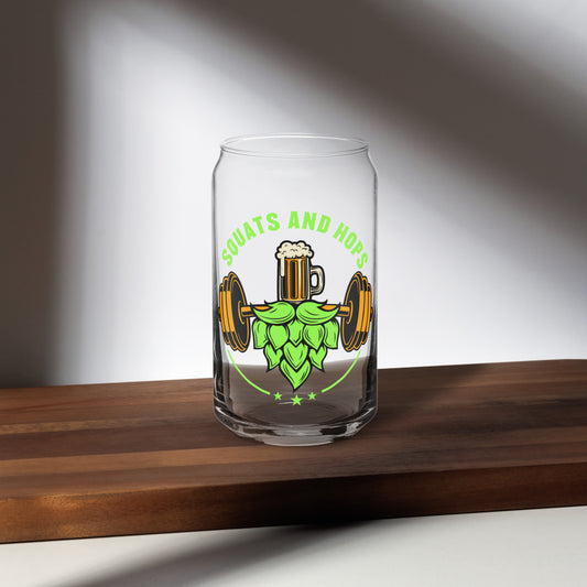 S&H Can-shaped glass