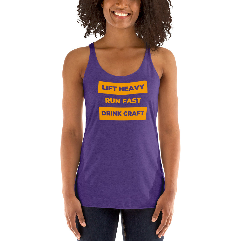 Lift, Run, Drink - Racerback